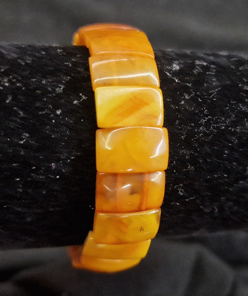 Vintage baltic amber bracelet Amber Bracelet butterscotch 13g