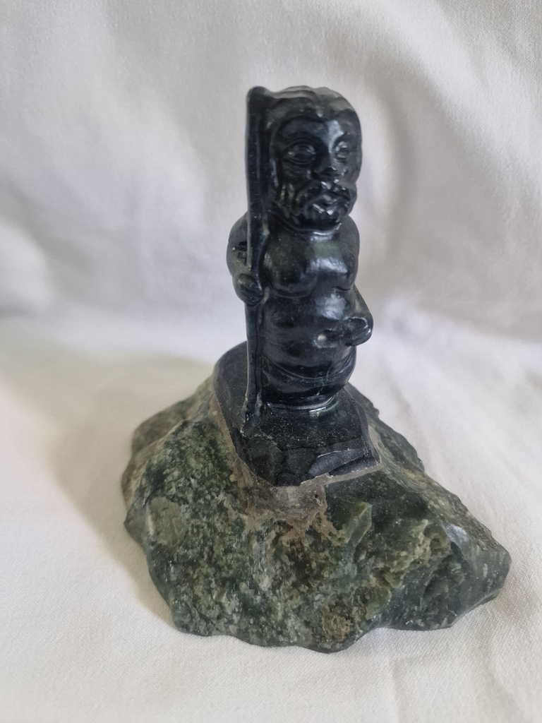 Old China Nephrite Jade antique Boseidon the king of the sea