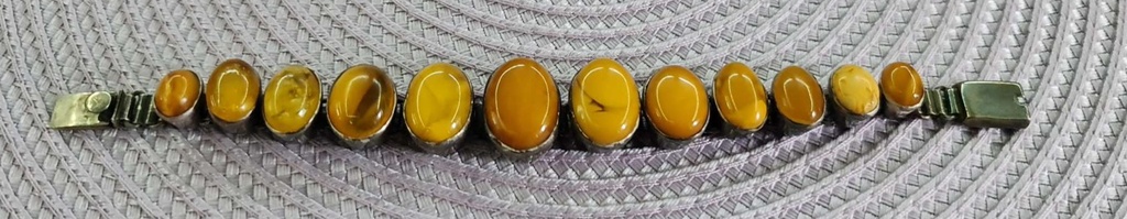 Vintage Baltic Amber Rare Bracelet 38.9Gr