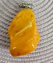 Antique Large Baltic Amber Pendant Rare 37 Gr